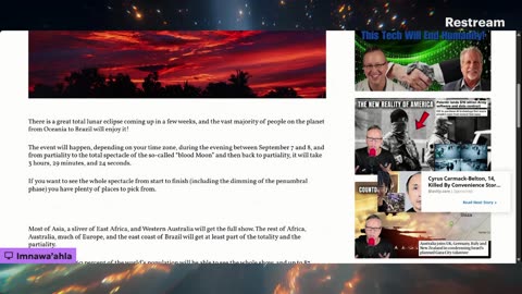 Prophecy Watch:Over 7 Billion people will witness “Blood Moon” eclipse in September