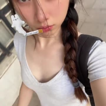 I'm not smoking, this is just a special effect