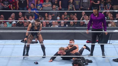Alternate footage of Finn Bálor and The Judgment Day attacking Edge on Raw @wwefree