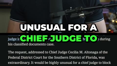 Why They’re Desperate to Keep Judge Cannon AWAY