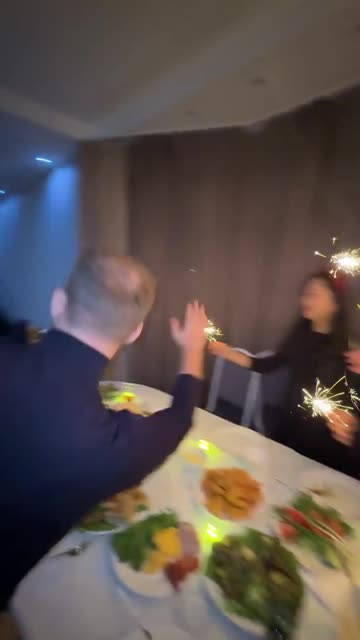 Girl's Hair Catches Fire at New Year's Eve Party