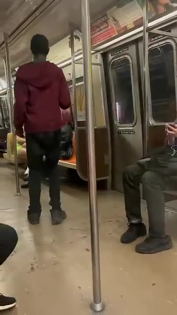 Look at the body language of that commie f@ggot