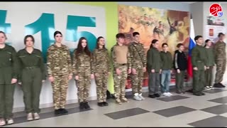 Ukrainian children in Melitopol, under Russian occupation, are being militarized