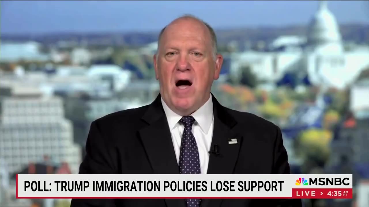 Tom Homan Sets the Record Straight About Who Is in ICE Custody