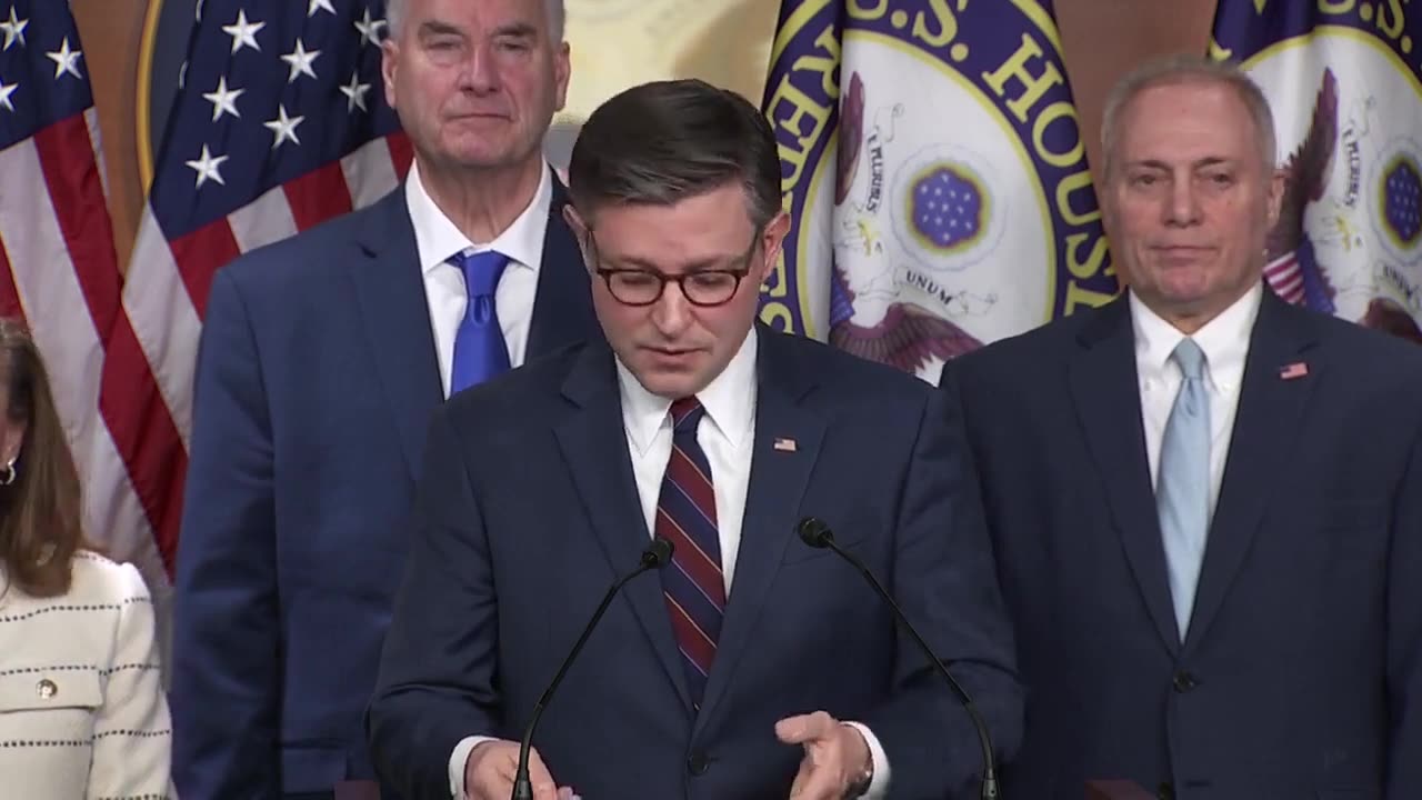 Speaker Johnson Delivers Remarks at House Leadership Press Conference