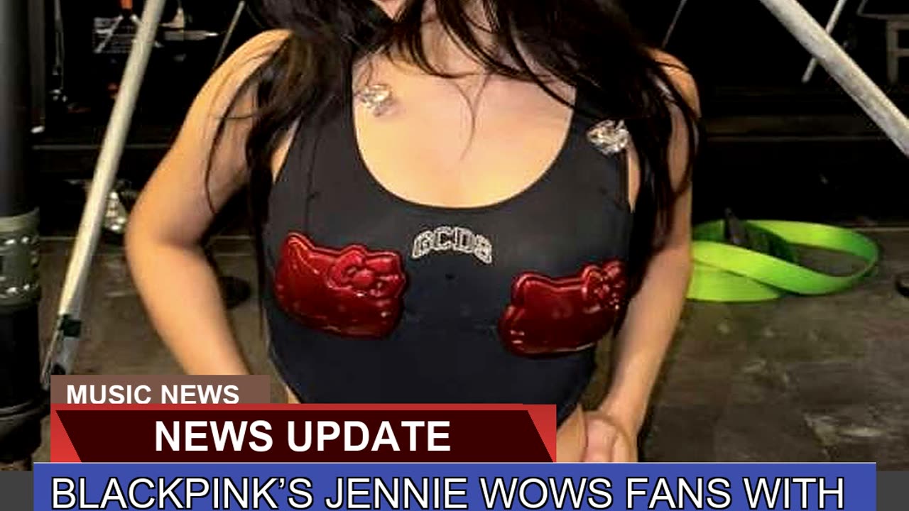 Blackpinks Jennie Wows Fans with Behindthescene