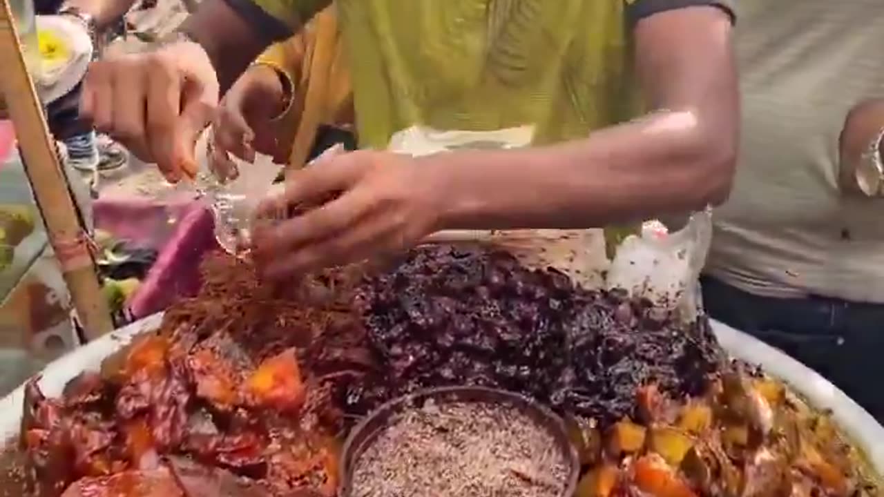 Street food in Bangladesh (secret recipe).