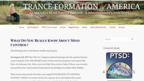 Кэти О'Брайен, Выжившая в Программе ЦРУ "МКУльтра" По Насилию над детьми на шоу Джонса 2025