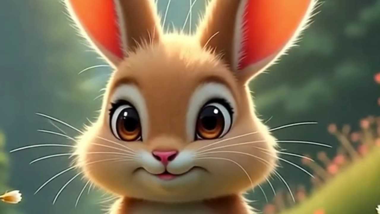 Bunny Exploring the Grass – A Moment of Pure Cuteness! 🐰🌿