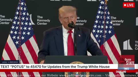 You Will NOT Believe What Trump Announced at the Kennedy Center on...