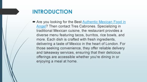 Best Authentic Mexican Food in Angel
