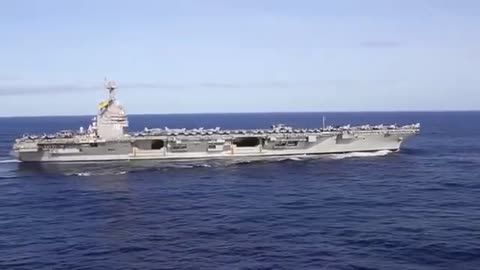 USS Gerald R. Ford Carrier Strike Group (CSG-12) is now moving west