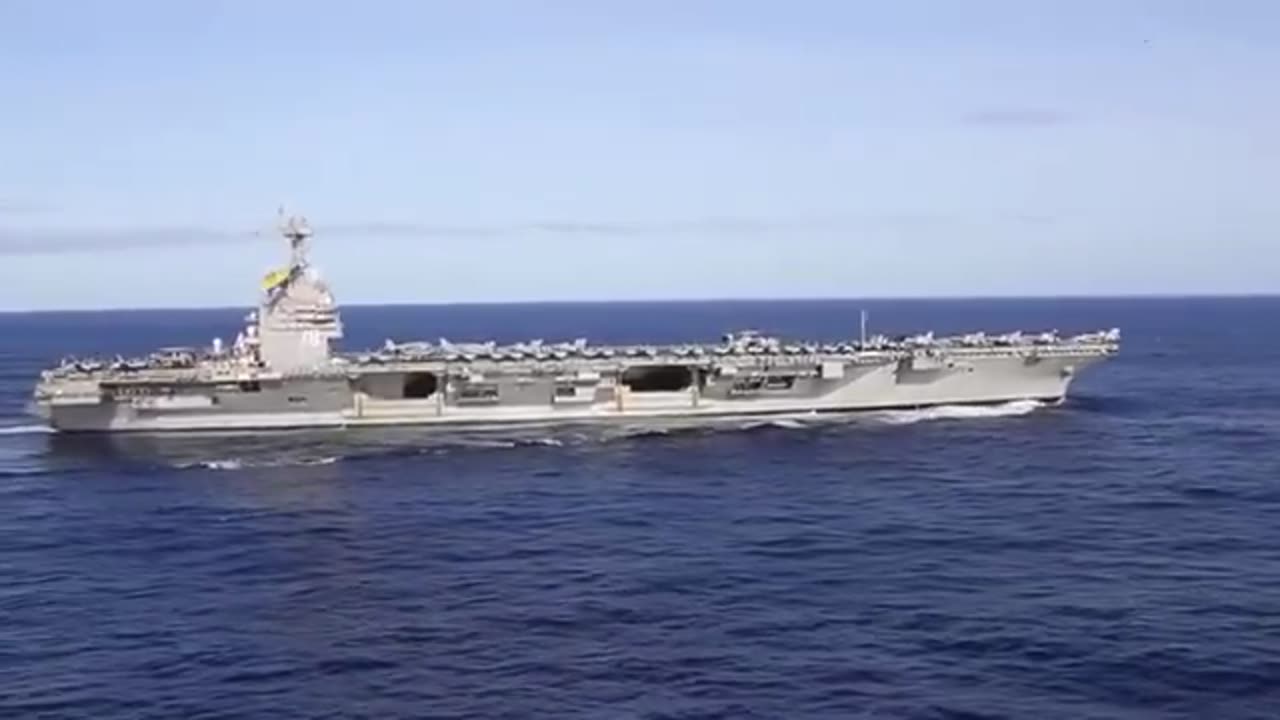 USS Gerald R. Ford Carrier Strike Group (CSG-12) is now moving west