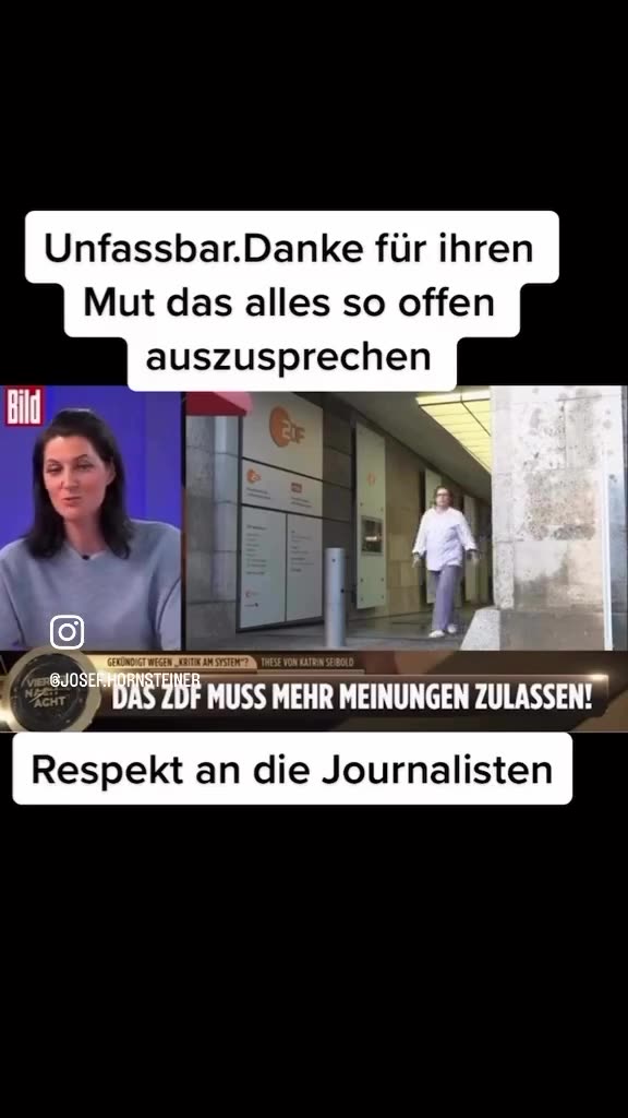 ZDF-Journalistin reichts und geht an die Öffentlichkeit - Ja, wir haben Fake News verbreitet
