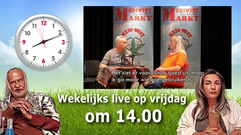 Iedere vrijdag om 14.00 gaan wij live!