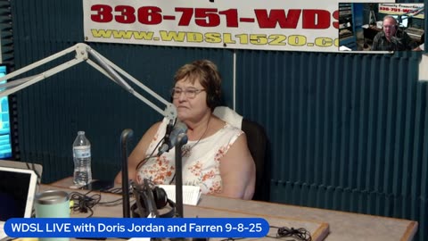 WDSL LIVE with Jordan Doris and Farren 9-8-25