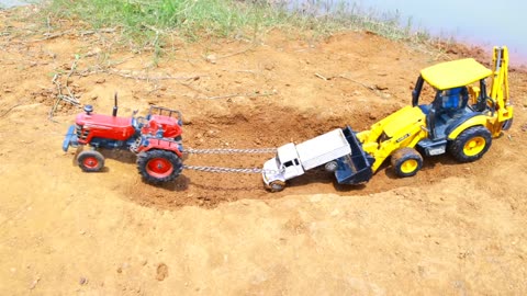 Car, Track, Tractor, JCB all Toy video