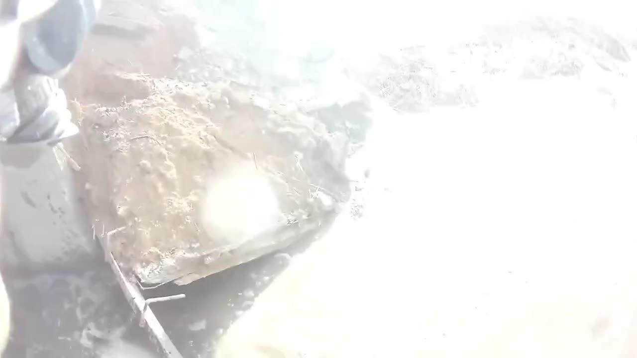 Ukrainian Soldiers Under Intense Bombardment