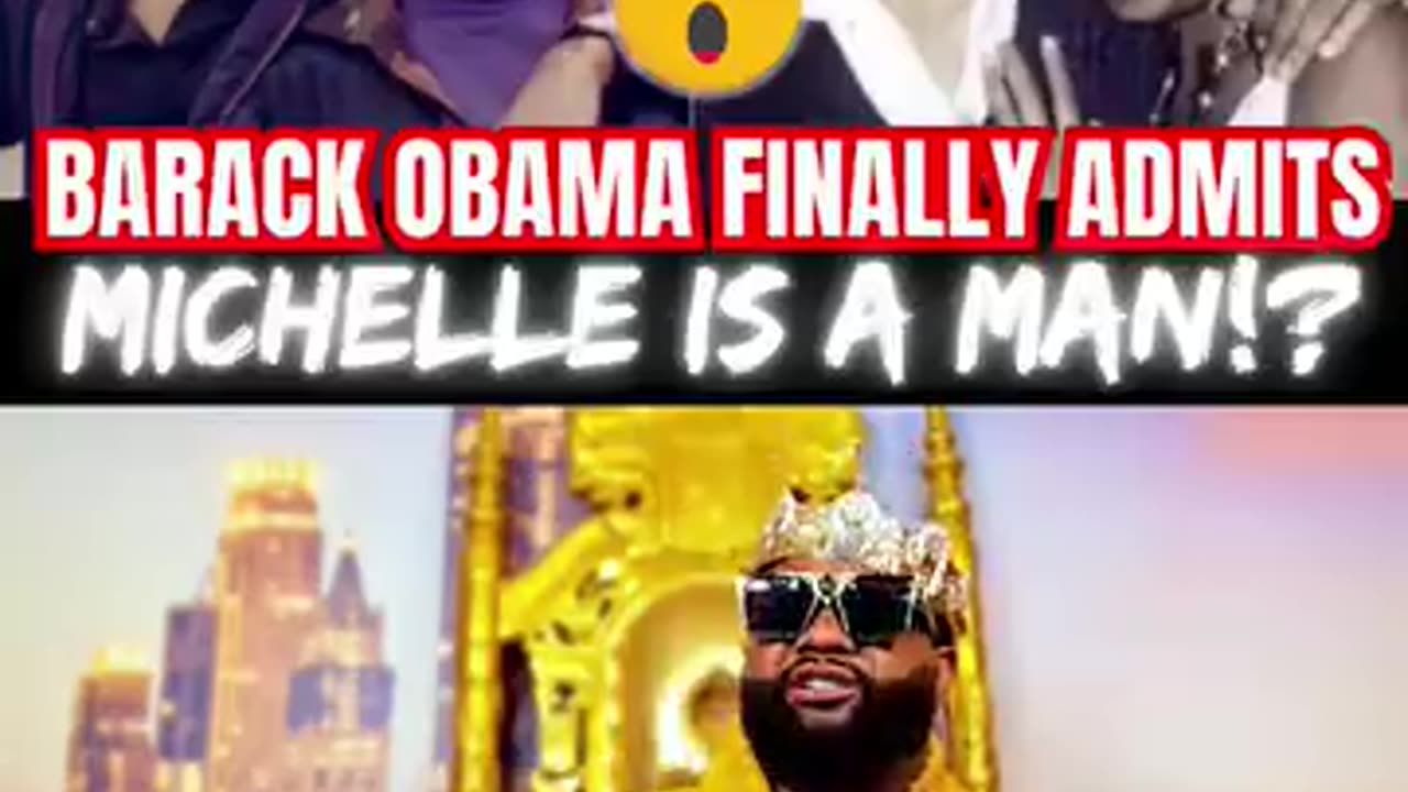 Obama Finally Admitted Michelle Is A Man.