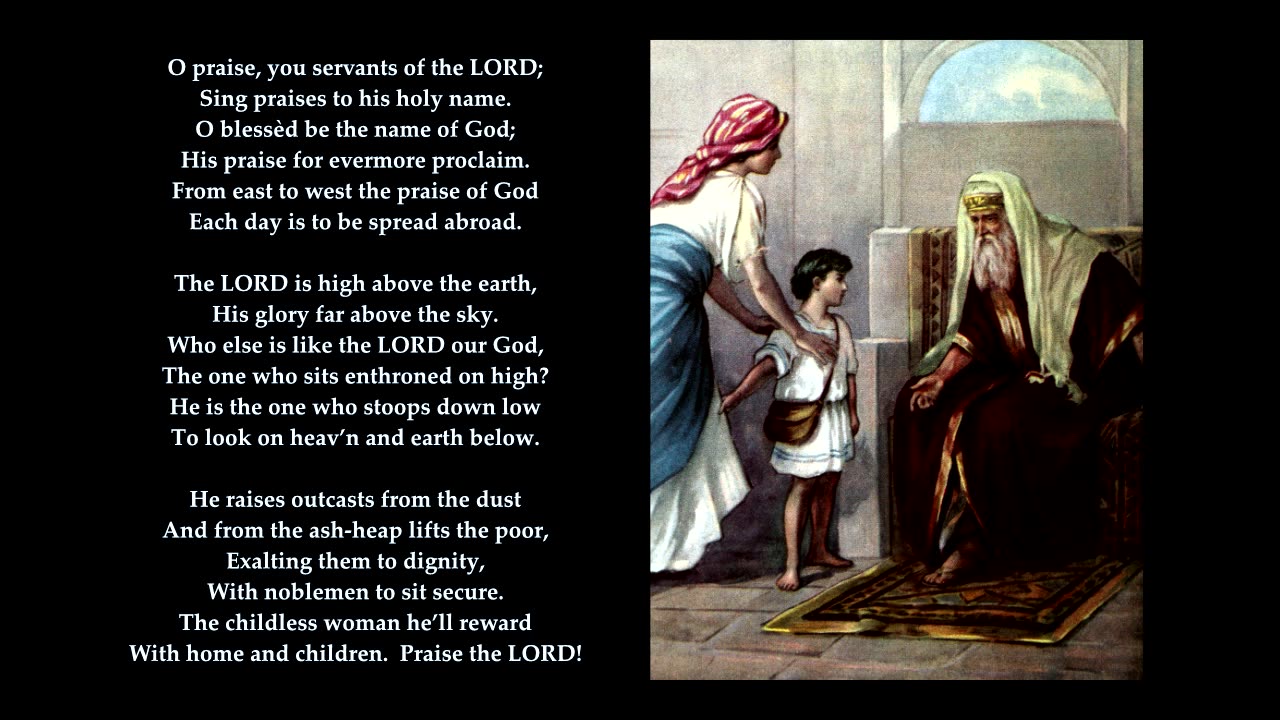 Psalm 113 in full. Tune: Abingdon