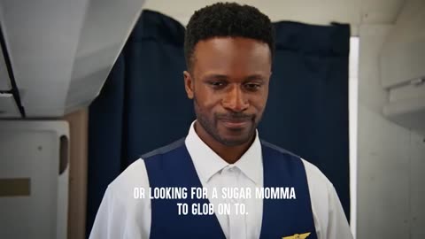 KAREN HUMILIATES Male Flight Attendant
