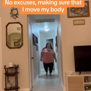 Her consistency for weight loss is admirable