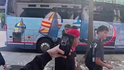 Liberal woman threatens to ASSAU*T children wearing MAGA hats…