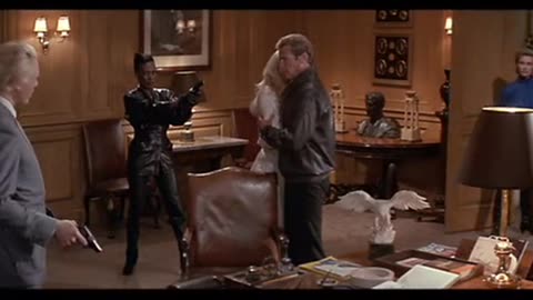 "A View to a Kill" Starring Roger Moore, Tanya Roberts, Grace Jones and Christopher Walken