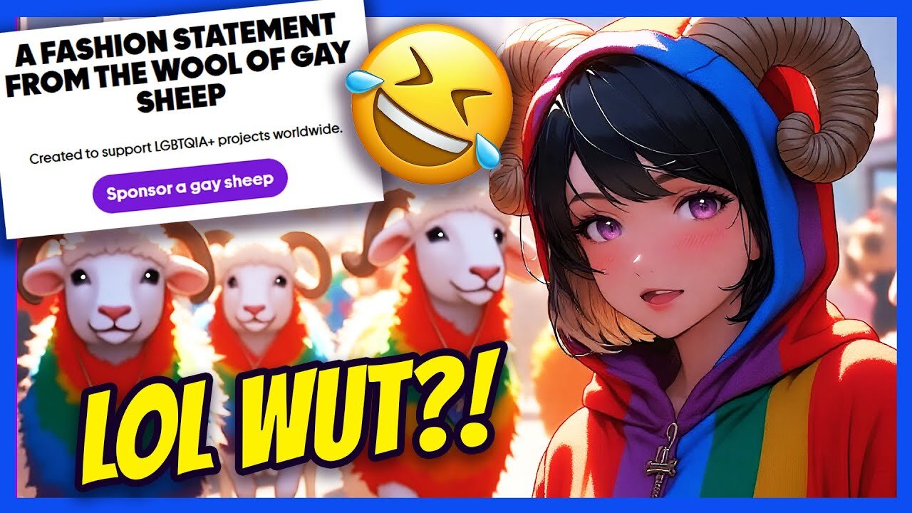 WTF?! They're Turning Gay Sheep Into Gay Sweaters... | Clownfish TV