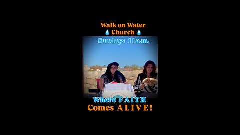Arlene Andaluz @ Walk on Water Church w/ Pastors Sammy & Christina
