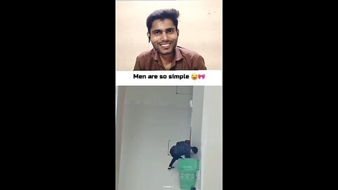 ladka dustbin mein kachra Dal raha hai