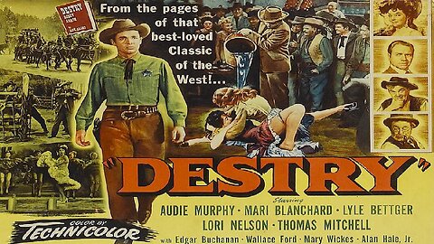 DESTRY 1954 An Audie Murphy Best as the Mild-Mannered Lawman Tom Destry FULL MOVIE HD & W/S