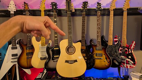 Vangoa DG-120 Pro 12 string acoustic electric guitar