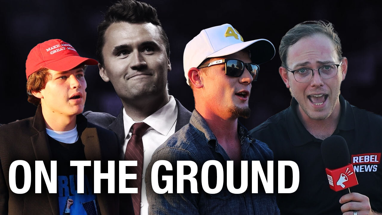 Rebel News on the Ground in Arizona for Charlie Kirk Memorial