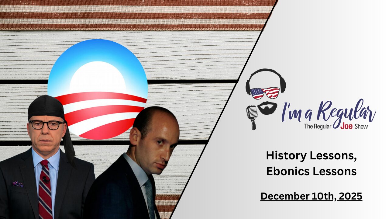 Trump On Tour + Tapper Practices Ebonics + Descent Into TDS: The Regular Joe Show LIVE