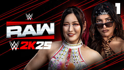 WWE 2K25 Raw August 18th 2025 - Match 1: Backup!