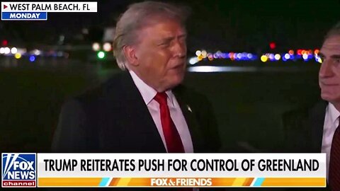 Trump on Greenland: "because a boat went there 500 yrs ago, then left, doesn't give you title to property"