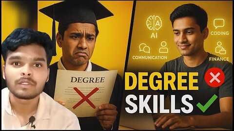 Degree vs Skill | Success Skills से होगी! | Future Jobs का Real Truth