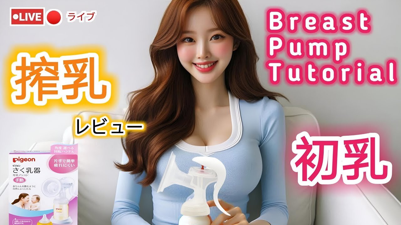 【搾乳機の使い方】搾乳入門！(pigeon搾乳機/Breast Pump Tutorial) #育児#子育て#搾乳