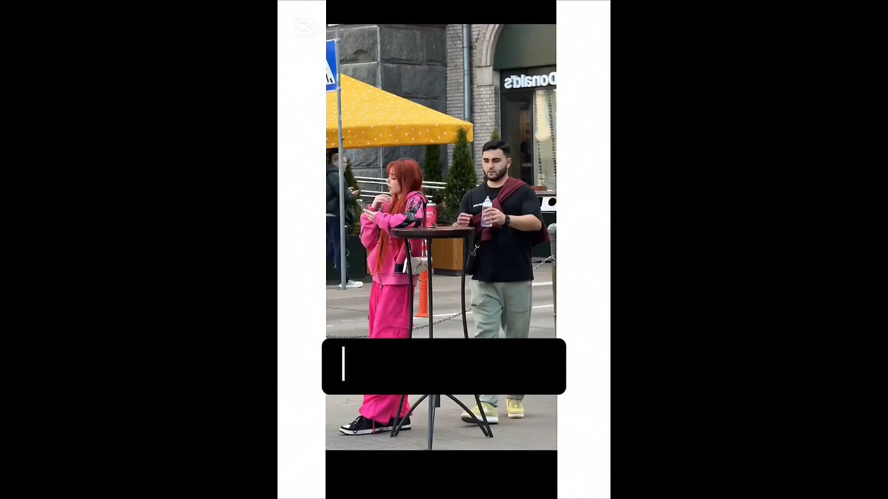 Prank with girl