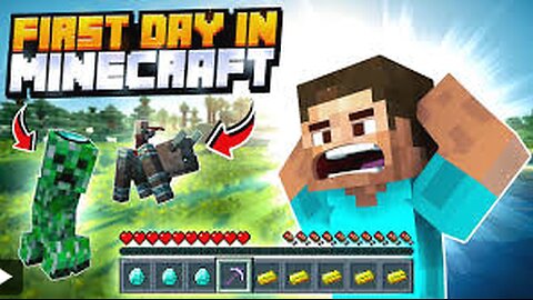 frist time playingmincraft