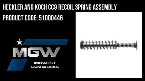 Heckler And Koch CC9 Recoil Spring Assembly - 51000446