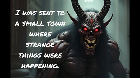 I was sent to a small town where strange things were happening.