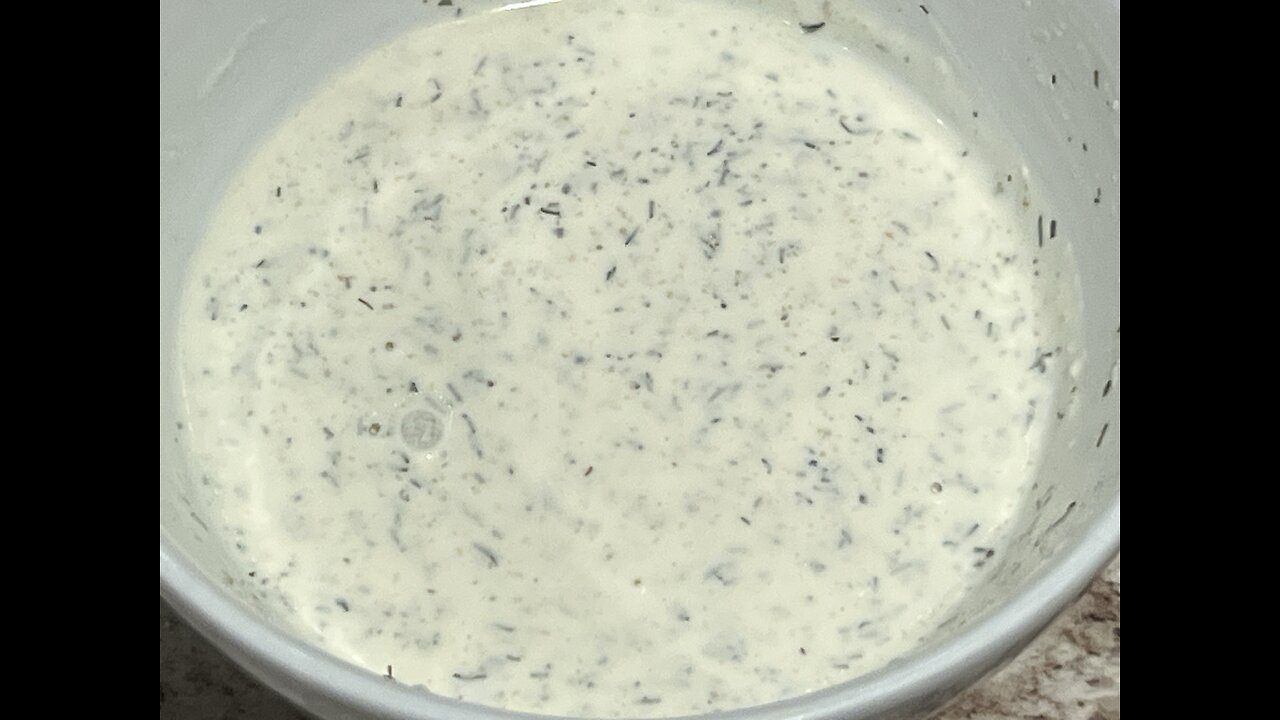 Homemade Easy Ranch Dressing!
