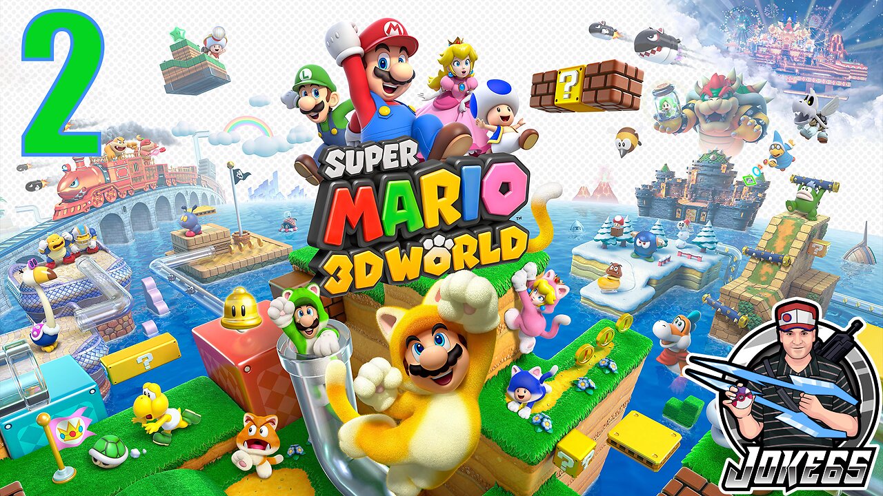 [LIVE] Super Mario 3D World | Second Playthrough | PC | 2 | Speeding Through The Sands!