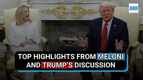⚡️🇮🇹🇺🇸Top Highlights from Meloni and Trump’s Discussio