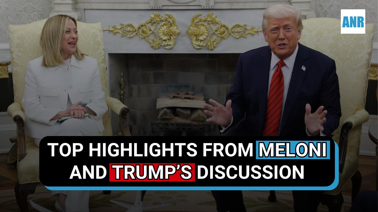 ⚡️🇮🇹🇺🇸Top Highlights from Meloni and Trump’s Discussio