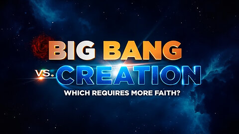 Big Bang vs Creation- Which Requires More Faith?