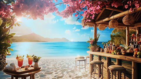 ✨ Coastal Café Serenity | Smooth Jazz & Ocean Sounds for Focus & Calm Mornings