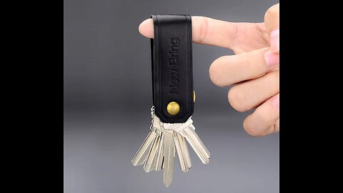The Most Convenient Key Management Holder Made of First Layer Nappa Leather